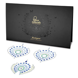 Bijoux Indiscrets Flamboyant Copricapezzoli Blu e Verde Premium