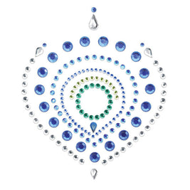 Bijoux Indiscrets Flamboyant Copricapezzoli Blu e Verde Premium - immagine 3