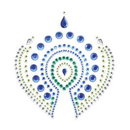 Bijoux Indiscrets Flamboyant Copricapezzoli Blu e Verde Premium - immagine 4