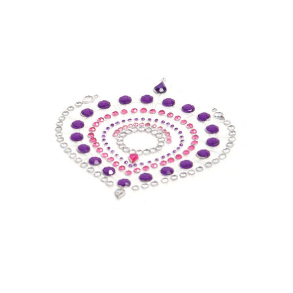 Bijoux Indiscrets Flamboyant Copricapezzoli Adesivi Lilla e Rosa - immagine 3
