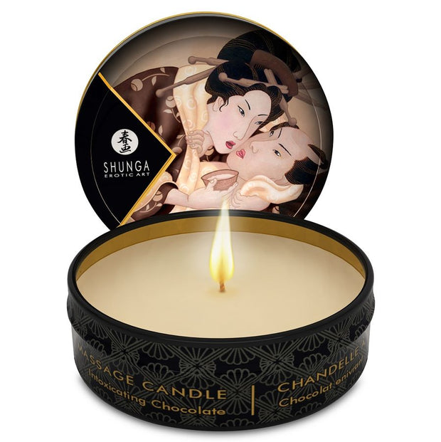 Shunga Mini Caress Candela da Massaggio al Cioccolato 30ml
