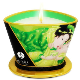 Shunga Caress by Candlelight Mini Candela da Massaggio Tè Verde 170ml