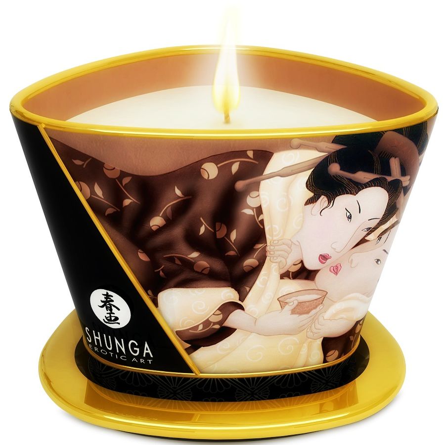 Shunga Caress by Candlelight Candela Massaggio Cioccolato 170ml Premium