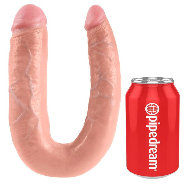King Cock - Grande Doppio Problema A Forma Di U Carne 17,8 Cm