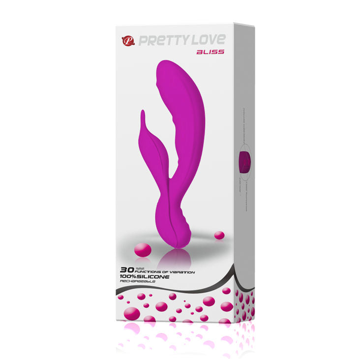 Intense Lilla Bliss Vibratore Rabbit Premium in Silicone - immagine 11