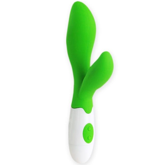 Intense Vibratore Owen Green in Silicone Body-Safe Punto G - immagine 4