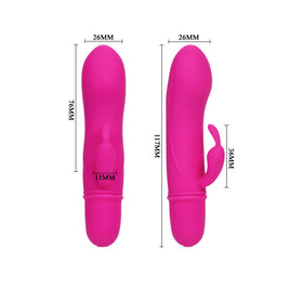 Intense Caesar Vibratore Rabbit in Silicone Premium - immagine 7