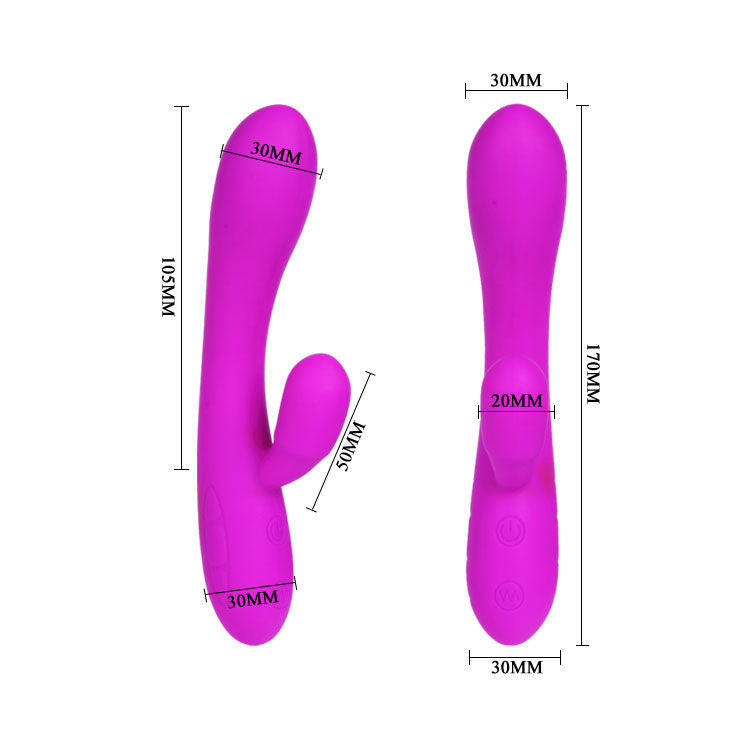 Intense Victor Vibratore Rabbit Premium in Silicone Body-Safe - immagine 5