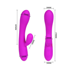 Intense Victor Vibratore Rabbit Premium in Silicone Body-Safe - immagine 5