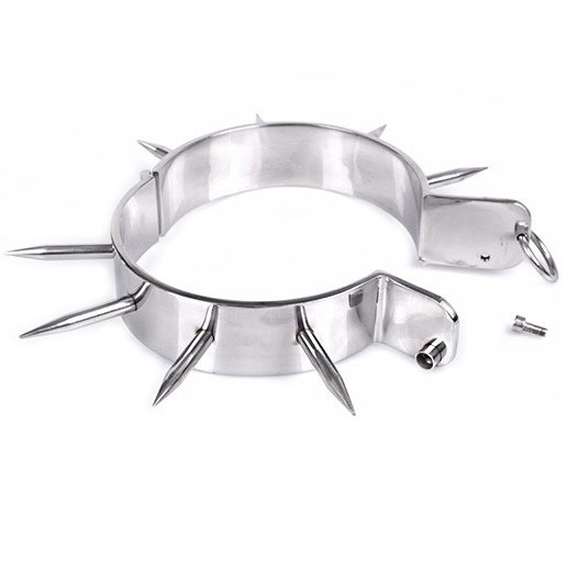 Metal Hard - Collare Bdsm Schiavo Con Punte