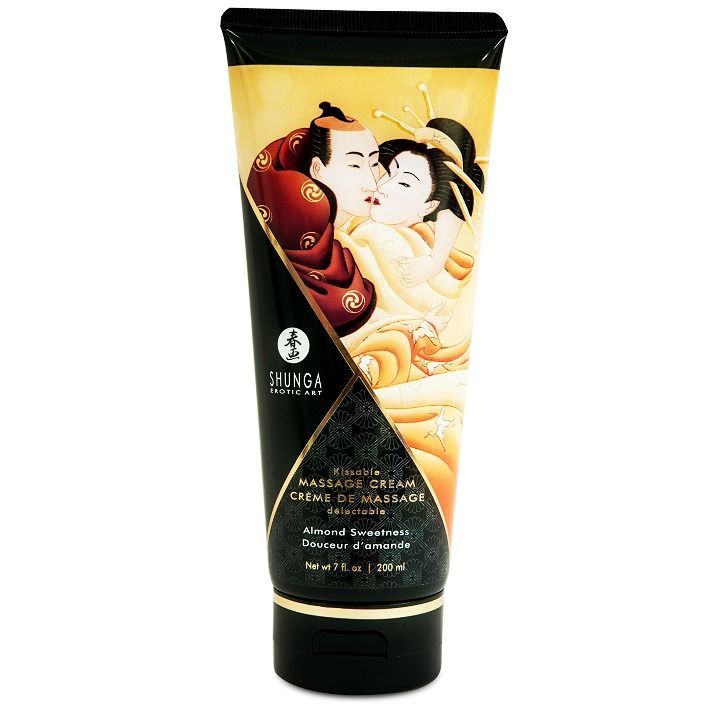 Shunga Crema Massaggio Mandorle Dolci 200ml Body-Safe