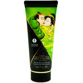 Shunga Crema Massaggio Pera e Tè Verde 200ml Body-Safe