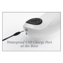 EXTREME TOYZ - PDX MEGA BATOR USB MASTURBATORE MASCHIO VAGINA BIANCO