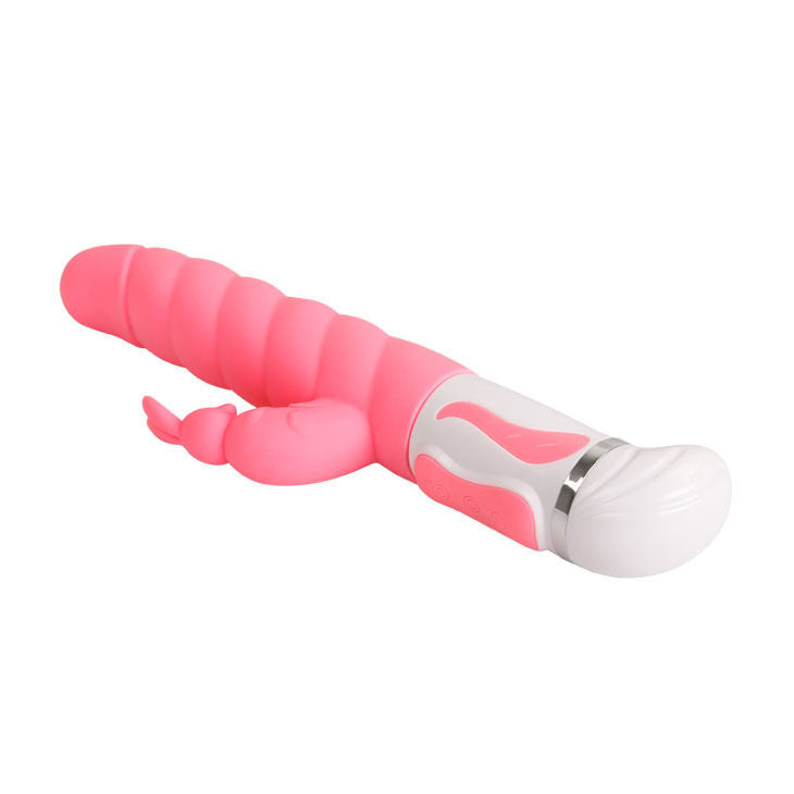 Intense Smart Steven Vibratore Rabbit Rosa in Silicone Premium