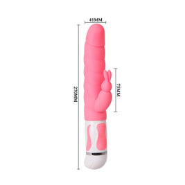 Intense Smart Steven Vibratore Rabbit Rosa in Silicone Premium - immagine 3