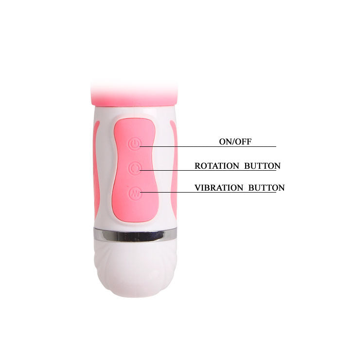 Intense Smart Steven Vibratore Rabbit Rosa in Silicone Premium - immagine 4