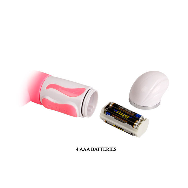 Intense Smart Steven Vibratore Rabbit Rosa in Silicone Premium - immagine 5