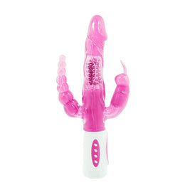 Baile - Pretty Bunny Rotatore Vibratore Triplo