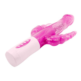 Baile - Pretty Bunny Rotatore Vibratore Triplo