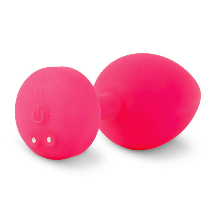 G-Vibe - Funtoys Gplug Vibratore Anale Ricaricabile Piccolo Rosa Neon 3Cm
