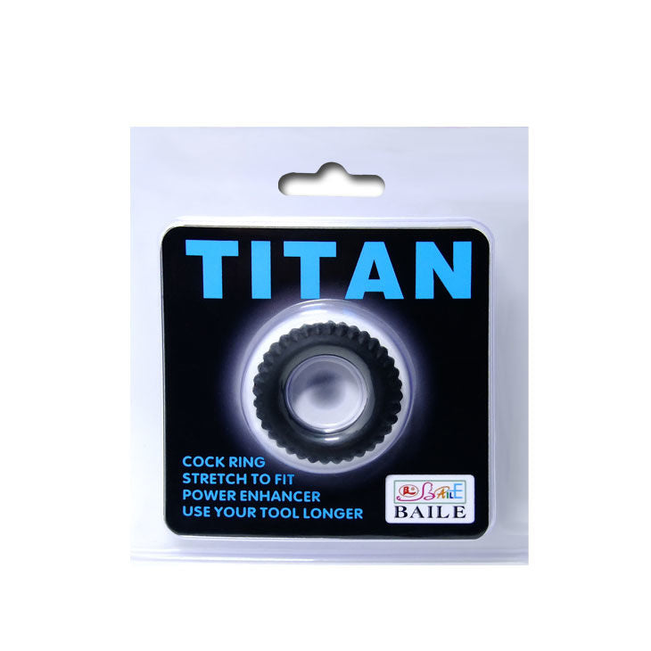 Baile - Anello Per Il Peso Titan Nero 1,9 Cm 