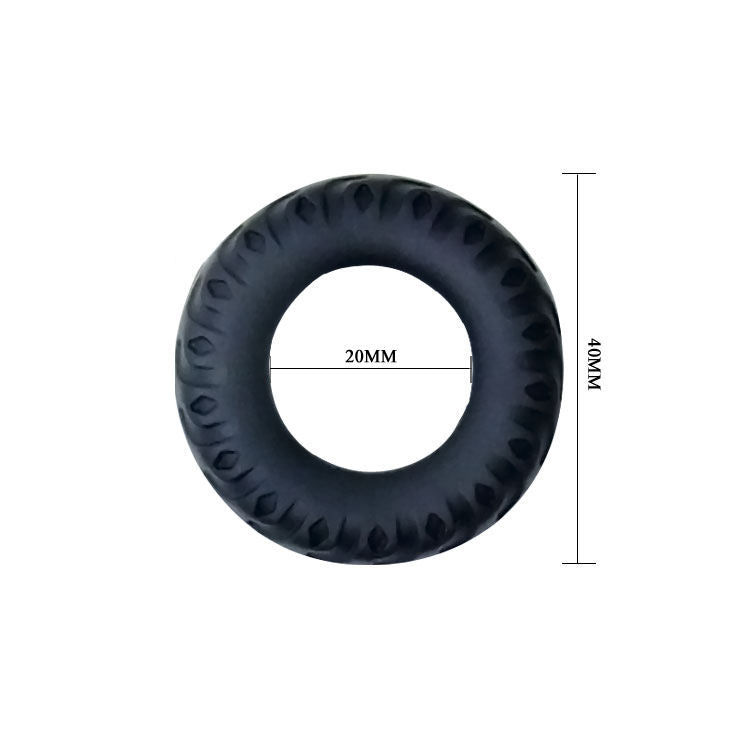 Baile - Anello Per Il Peso In Titanio Nero Verde 2 Cm