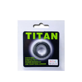 Baile - Anello Per Il Peso In Titanio Nero Verde 2 Cm