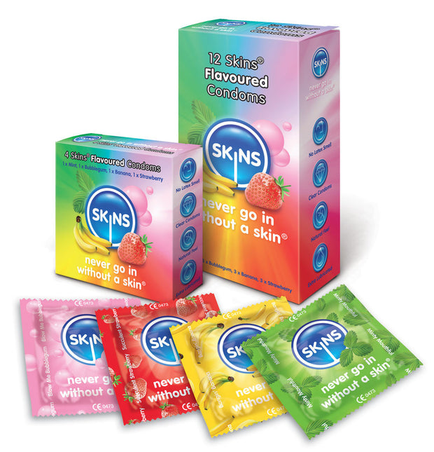 Skins - Gusti Di Preservativi Confezione Da 12