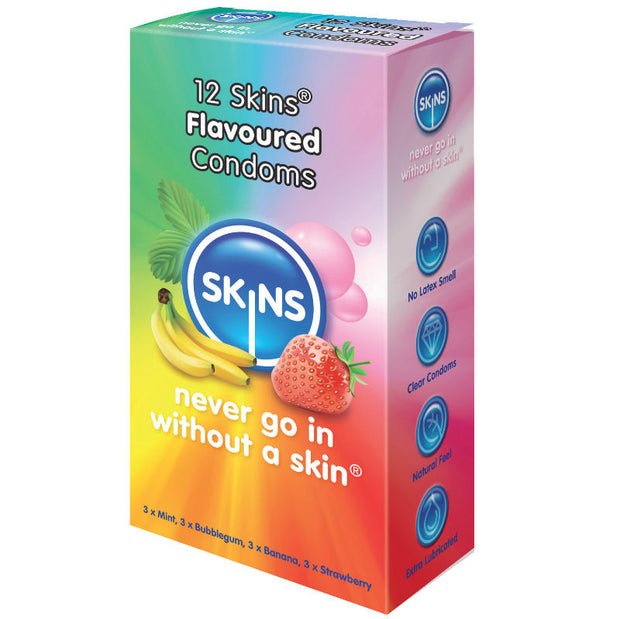 Skins - Gusti Di Preservativi Confezione Da 12