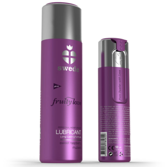 Swede Fruity Love Lubrificante Lampone Rabarbaro 100ml Body-Safe