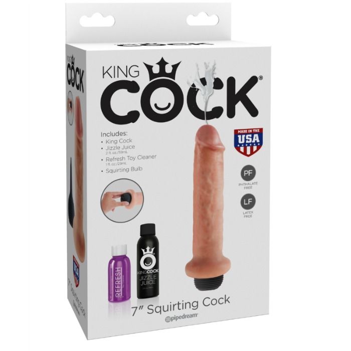 Dildo Realistico KING COCK 17.8cm in Materiale Body-Safe