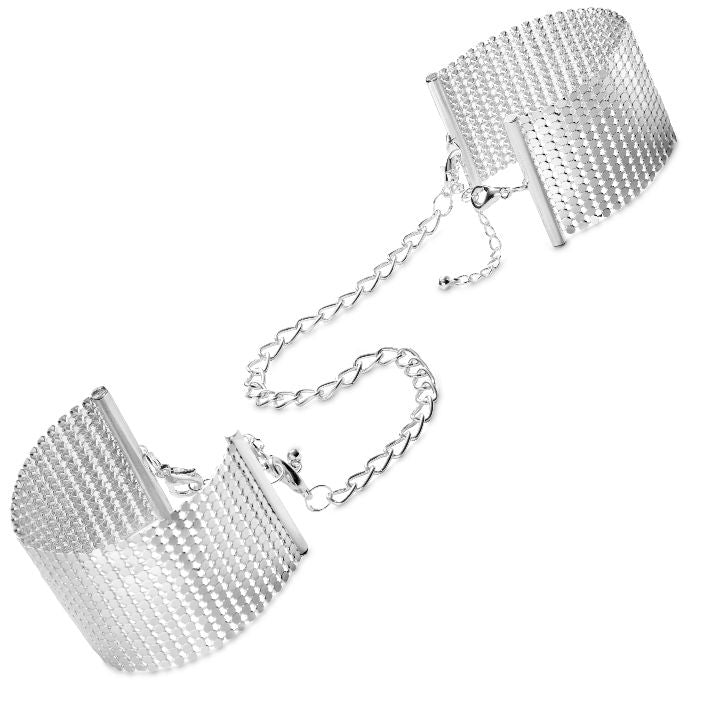 Bijoux Indiscrets Désir Métallique Manette Argento Premium