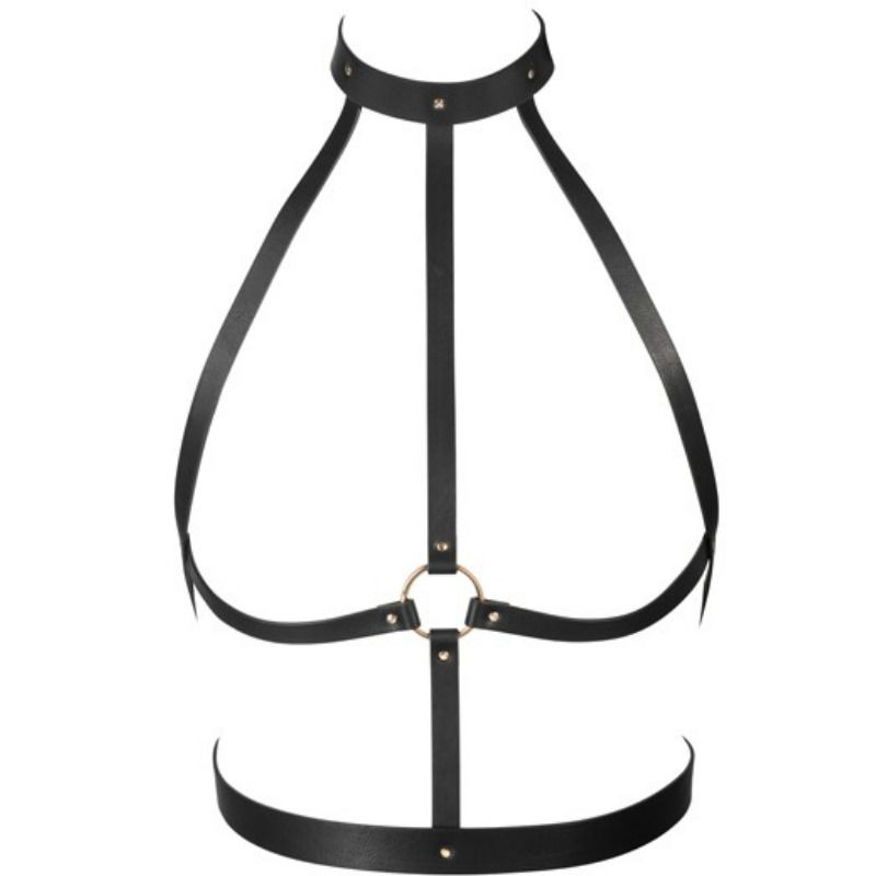 Bijoux Indiscrets Maze Pettorina a H in Tessuto Premium Nero