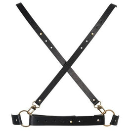 Bijoux Indiscrets Maze X Pettorina Nera in Velluto Premium