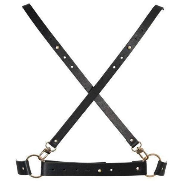Bijoux Indiscrets Maze X Pettorina Nera in Velluto Premium