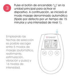 500 Cosmetici - U Breast Elettrostimolazione Aumento Seno
