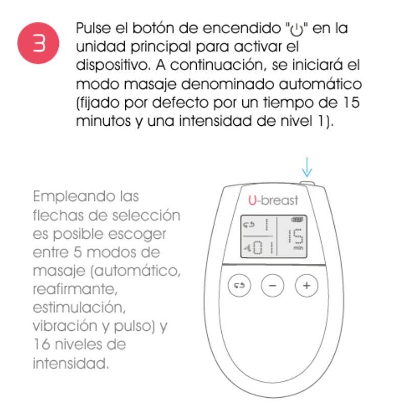 500 Cosmetici - U Breast Elettrostimolazione Aumento Seno