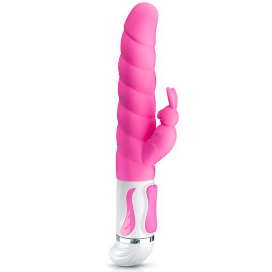 Intense Smart Steven Vibratore Rabbit Rosa in Silicone Premium - immagine 6