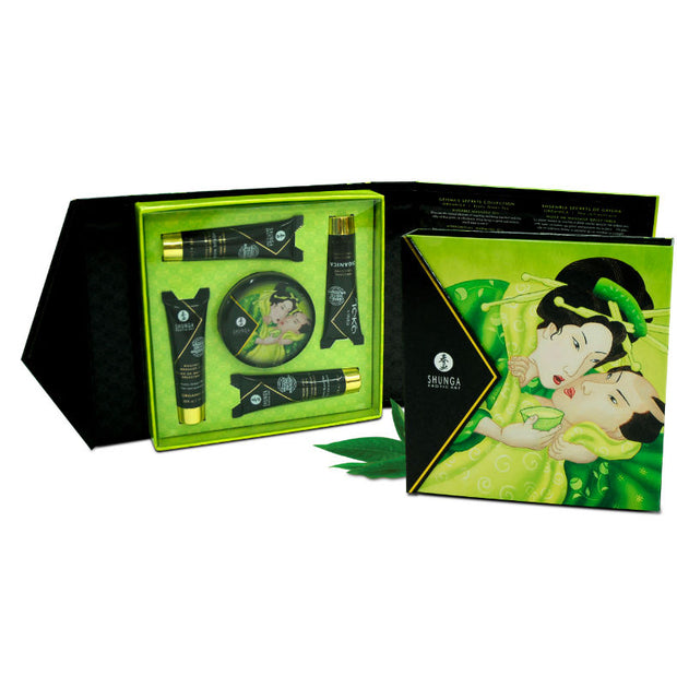 Shunga Kit Tè Verde Biologico Geisha Segreto per Massaggio - immagine 2