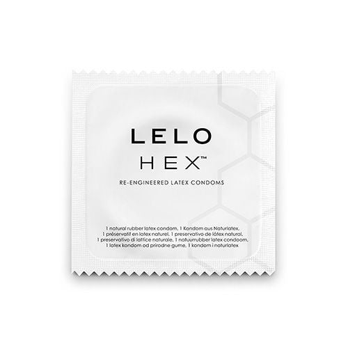 LELO HEX™ Preservativi Ultra Sottili con Struttura Esagonale (12 Unità)