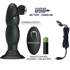 Pretty Love - Vibratore A Plug E Rotazione Con Telecomando