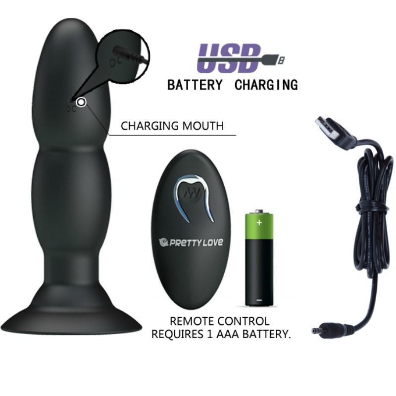 Pretty Love - Vibratore A Plug E Rotazione Con Telecomando