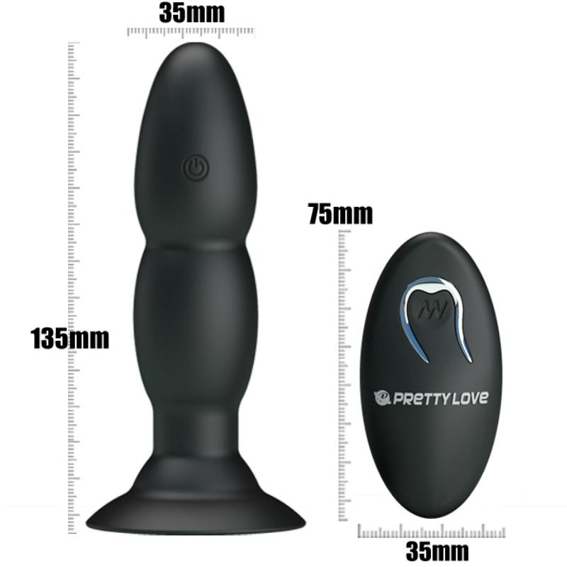 Pretty Love - Vibratore A Plug E Rotazione Con Telecomando