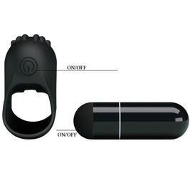 Pretty Love Flirtation Vibratore da Dito in Silicone Nero - immagine 6