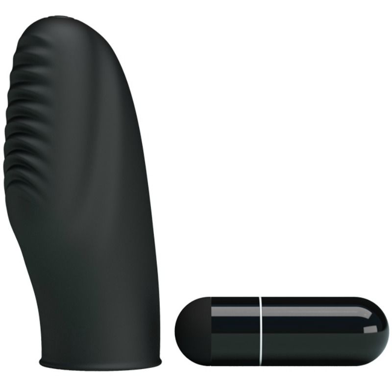 Pretty Love Flirtation Stanford Vibratore da Dito Nero Premium - immagine 7