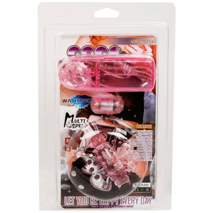 Baile - Imbracatura Con Farfalla Vibrante Multivelocità