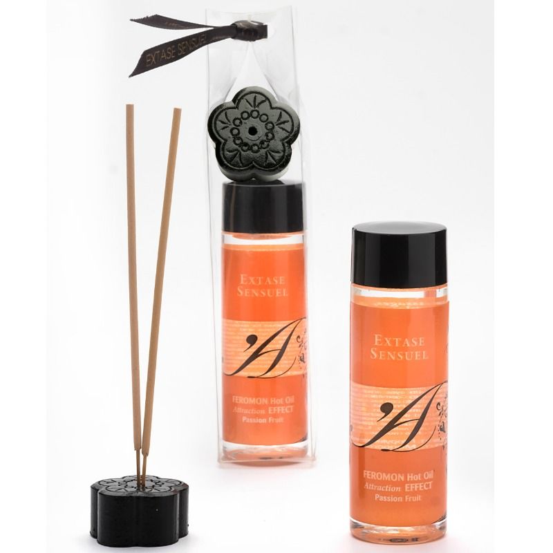 Extase Sensual Olio da Massaggio Effetto Calore Frutto Passione 100ml - immagine 2