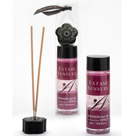 Extase Sensual - Olio Da Massaggio Effetto Riscaldante Con Feromoni Di Mora 100 Ml