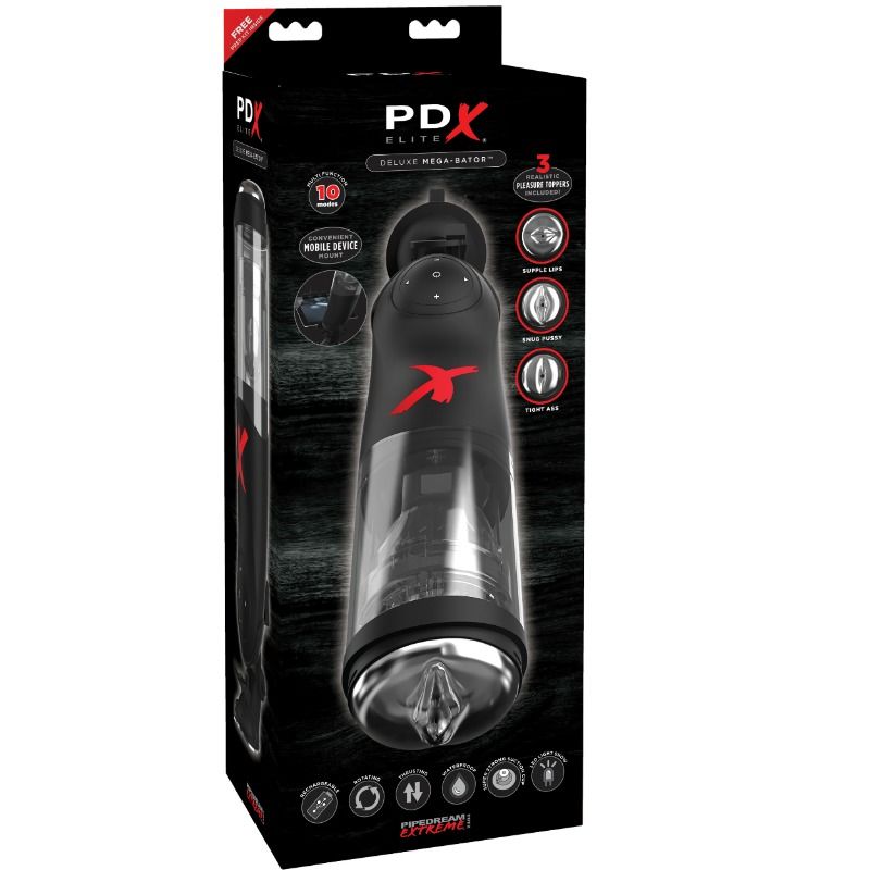 Masturbatore Vibrante Premium PDX ELITE in Materiali Body-Safe