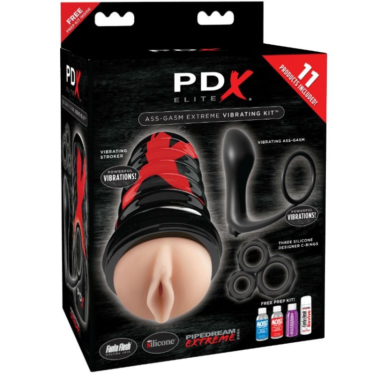 Masturbatore PDX ELITE Vibrante in Materiale Premium